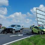 Verkehrsunfall mit Verletzen, Aufräumarbeiten
