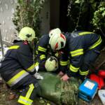 Realistische Übung - Brand Wohnhaus während Kindergeburtstagsfeier