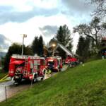 Realistische Übung - Brand Wohnhaus während Kindergeburtstagsfeier