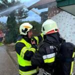 Realistische Übung - Brand Wohnhaus während Kindergeburtstagsfeier