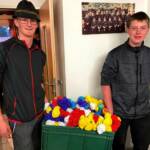 Maibaumaufstellen bei der Feuerwache Perneck