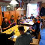 Maibaumaufstellen bei der Feuerwache Perneck