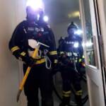 Übung - Brand in Villa Seilern