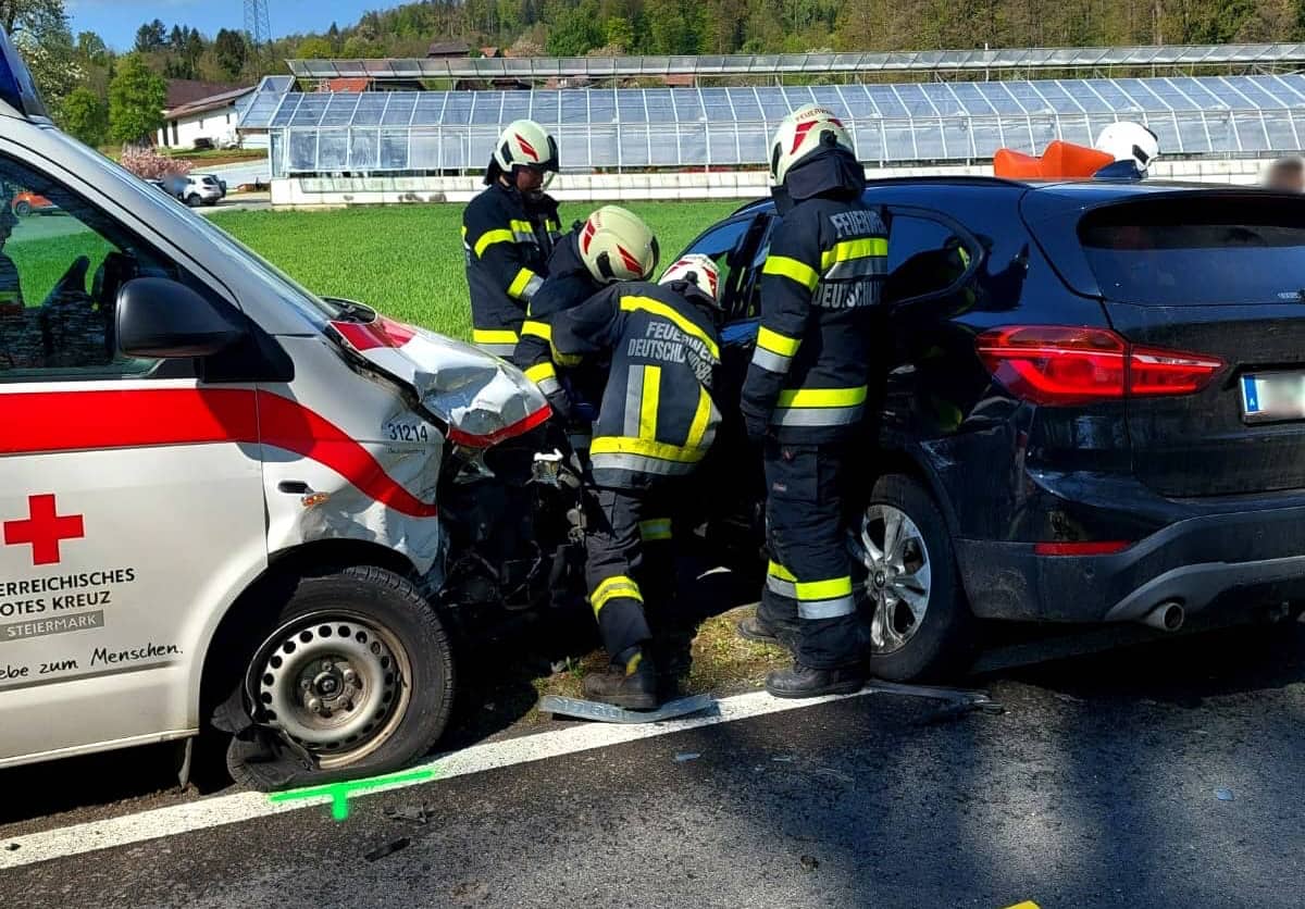 BFV Deutschlandsberg: Zwei Verkehrsunfälle binnen kurzer Zeit