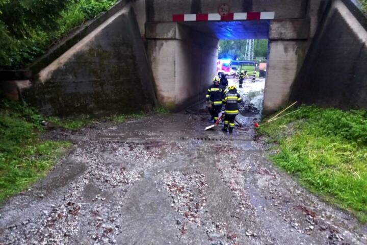 FF Kapfenberg-Diemlach: Einsätze nach Starkregen