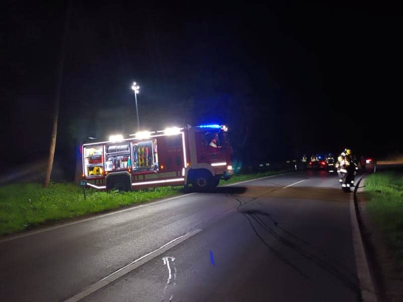 Verkehrsunfall auf der B76 in Steyeregg
