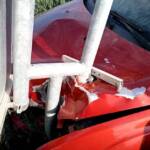 Spektakulärer Verkehrsunfall in Haschendorf