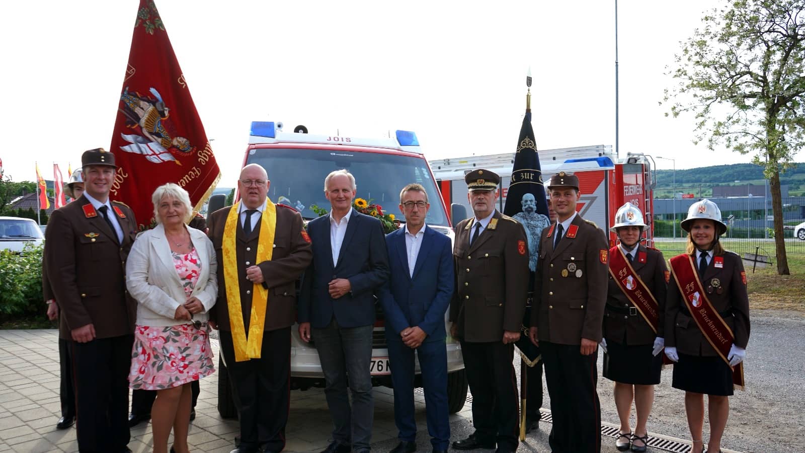 FF Jois: Kommandofahrzeug wurde feierlich gesegnet