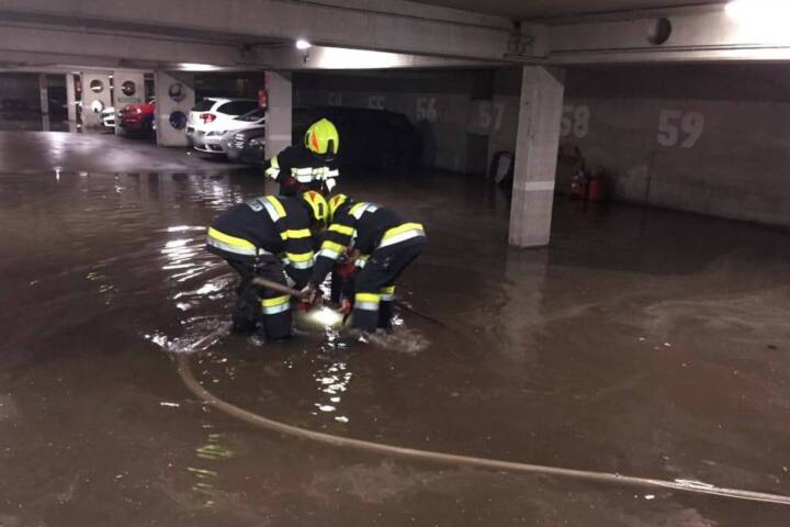 FF Kapfenberg-Diemlach: Unwetter über Kapfenberg