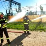 Für den Fall der Fälle: Feuerwehrübung im APG Umspannwerk Zaya