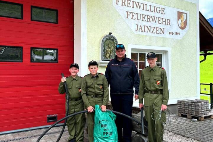 HFW Bad Ischl: FF Jainzen – Jugend befreit Umwelt von Müll