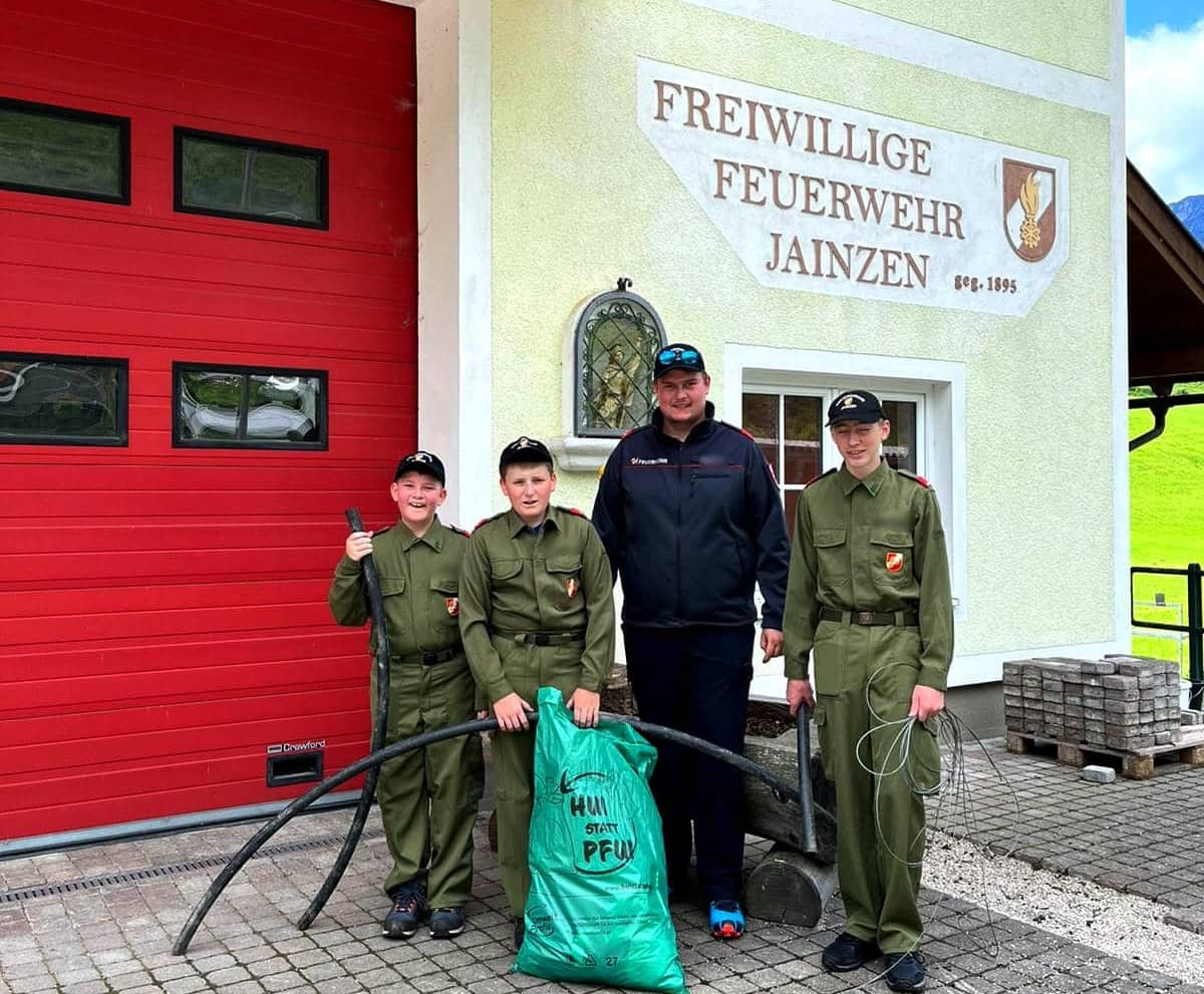 HFW Bad Ischl: FF Jainzen – Jugend befreit Umwelt von Müll