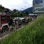 Verkehrsunfall auf der B145
