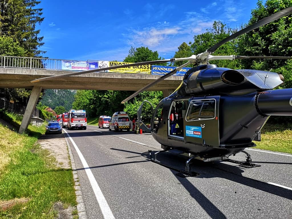 Verkehrsunfall auf der B145 in Reiterndorf