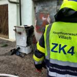 Kellerbrand und Verkehrsunfall in Villach