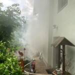 Kellerbrand und Verkehrsunfall in Villach