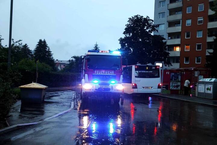 FF Leoben-Stadt: Hagelgewitter über Leoben