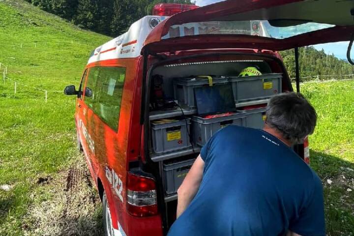 HFW Bad Ischl: Assistenzeinsatz mit der Drohne in Ebensee