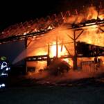 Nebengebäude in Aibl von Feuer zerstört