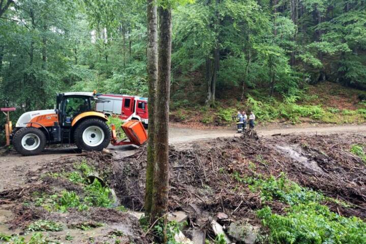 BFV Deutschlandsberg: Gewitter sorgen für zahlreiche Einsätze