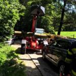 BFV Graz-Umgebung: Fahrender PKW von Baum getroffen