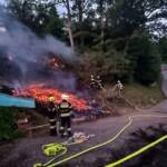 AFK Millstatt-Radenthein: Reisighaufenbrand in Dellach