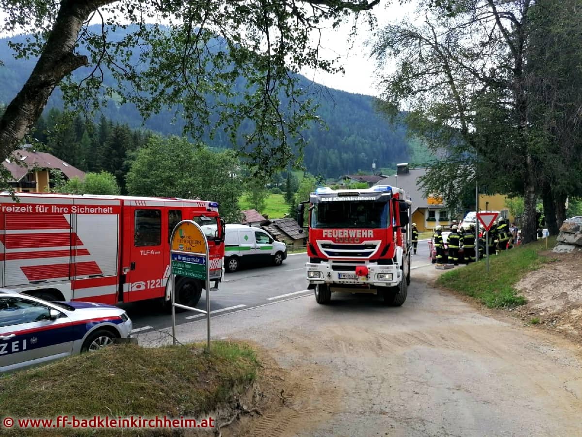 Verkehrsunfall in Bad Kleinkirchheim