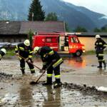 Überflutung Strandbad Ferndorfer und Charly’s Seelounge