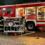 Überflutung Strandbad Ferndorfer und Charly’s Seelounge