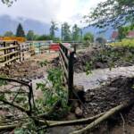 Überflutung Strandbad Ferndorfer und Charly’s Seelounge