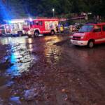 Überflutung Strandbad Ferndorfer und Charly’s Seelounge