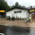 Überflutung Strandbad Ferndorfer und Charly’s Seelounge