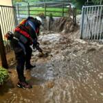 Überflutung Strandbad Ferndorfer und Charly’s Seelounge