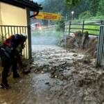 Überflutung Strandbad Ferndorfer und Charly’s Seelounge