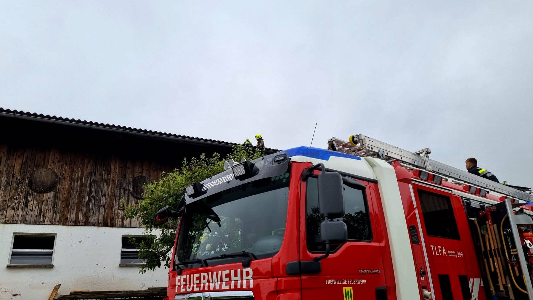 BFV Deutschlandsberg: Schweres Hagelunwetter über Eibiswald