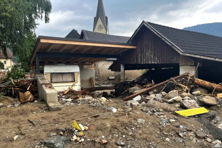 BFK Völkermarkt: Unterstützung durch Katastrophenhilfszug 5