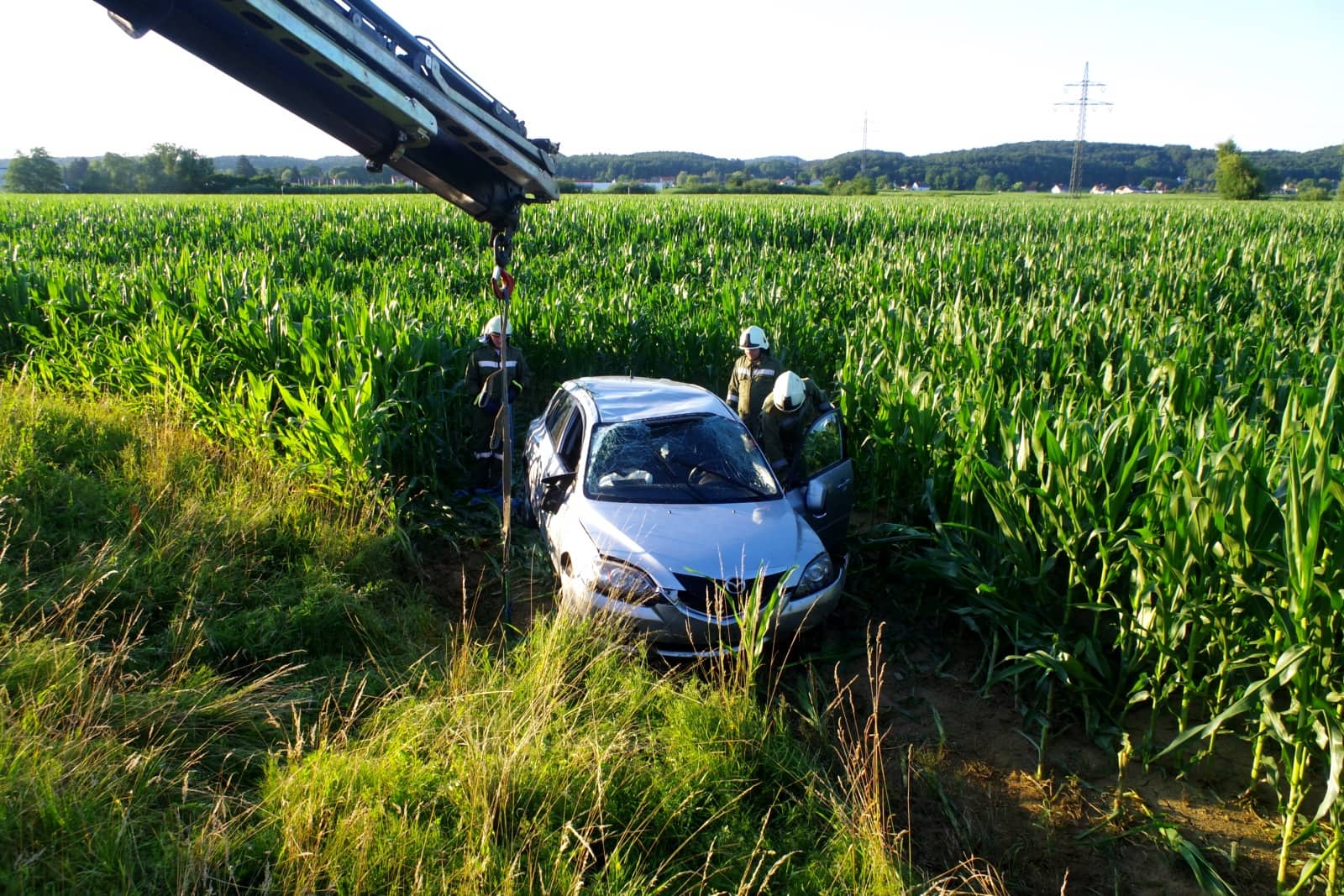 BFKDO Jennersdorf: Verkehrsunfall auf Landesstraße