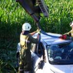 Verkehrsunfall auf Landesstraße