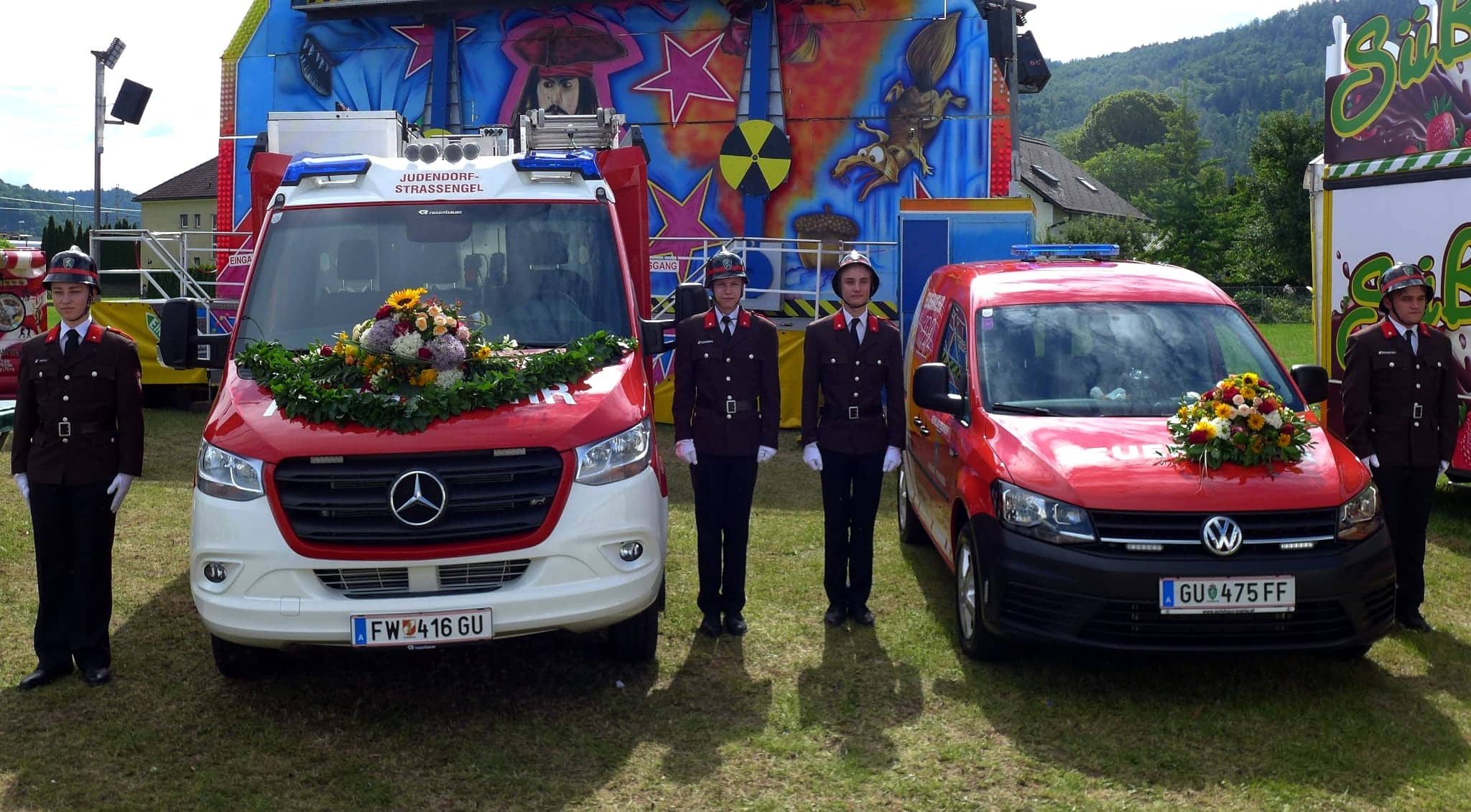 FF Judendorf-Straßengel feiert 130-jähriges Bestehen mit Fahrzeugsegnung im Doppelpack