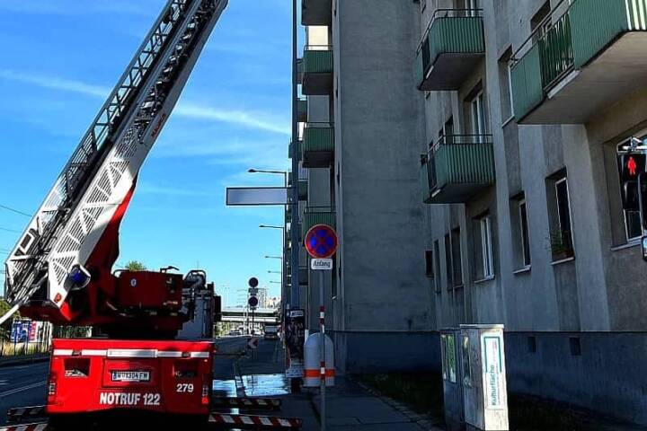Zimmerbrand in Wien - Leopoldstadt