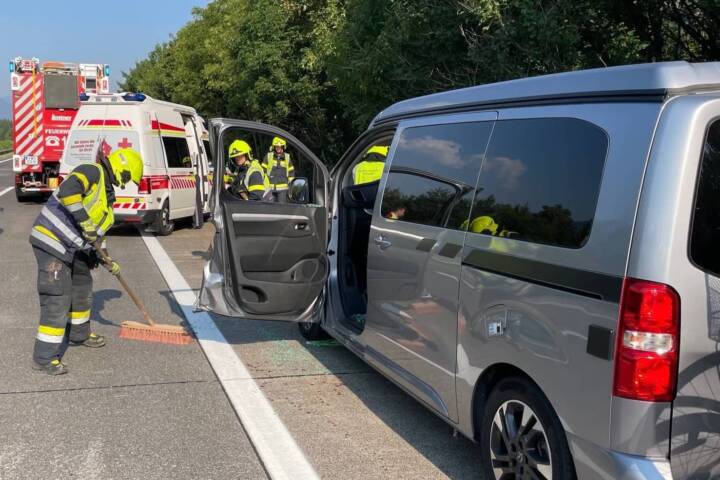 Verkehrsunfall auf der Südautobahn