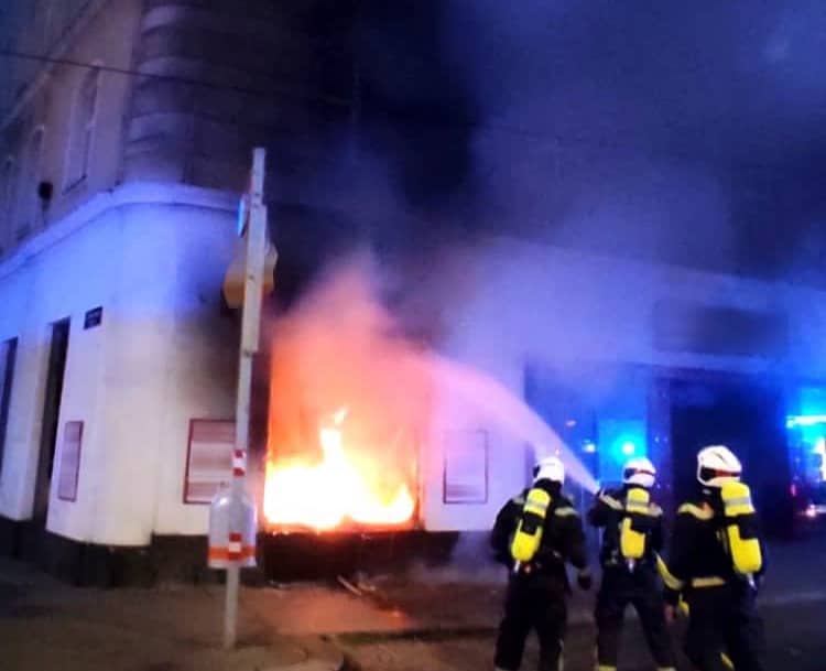Geschäftsbrand in Wien – Landstraße