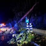 Verkehrsunfall A2 nach Unwetter