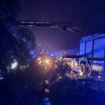 Verkehrsunfall A2 nach Unwetter