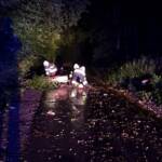 Verkehrsunfall A2 nach Unwetter