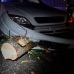 Verkehrsunfall A2 nach Unwetter