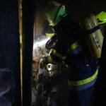 Geschäftsbrand in der Innenstadt