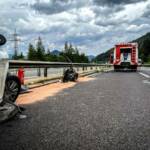 Verkehrsunfall A9 zwischen Mautern und Kammern
