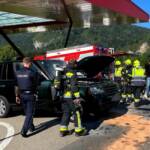 HFW Villach: PKW Brand im Stadtteil Auen 2 PKW Brand im Stadtteil Auen