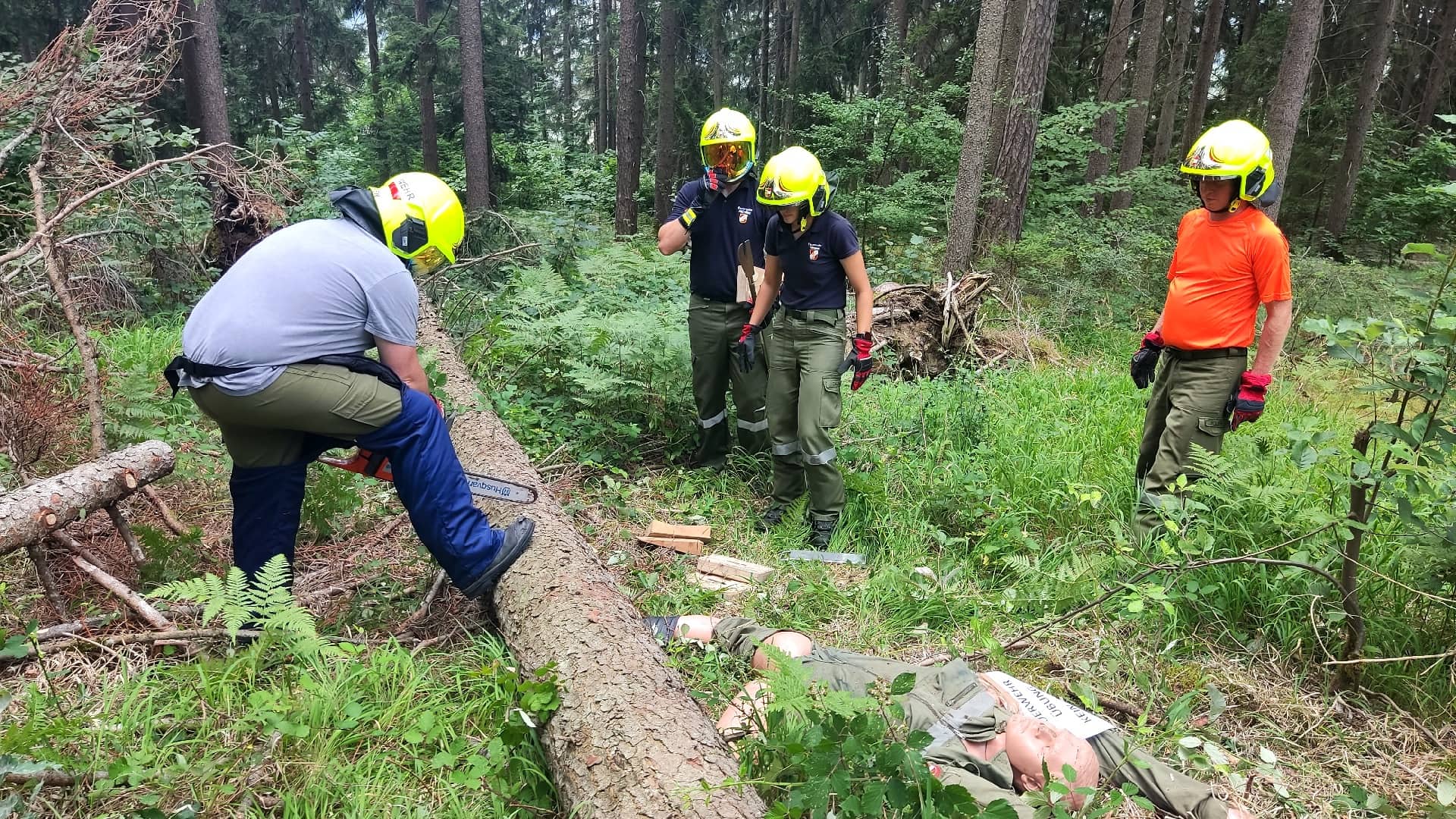 FF Althofen: Florianis übten einen ganzen Tag